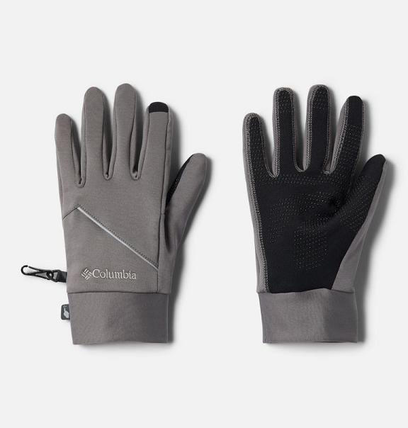 Columbia Trail Summit Gloves Grey For Men's NZ78195 New Zealand